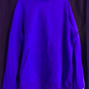 Blue hoodie